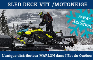 sled deck pour motoneige et vtt de Marlon